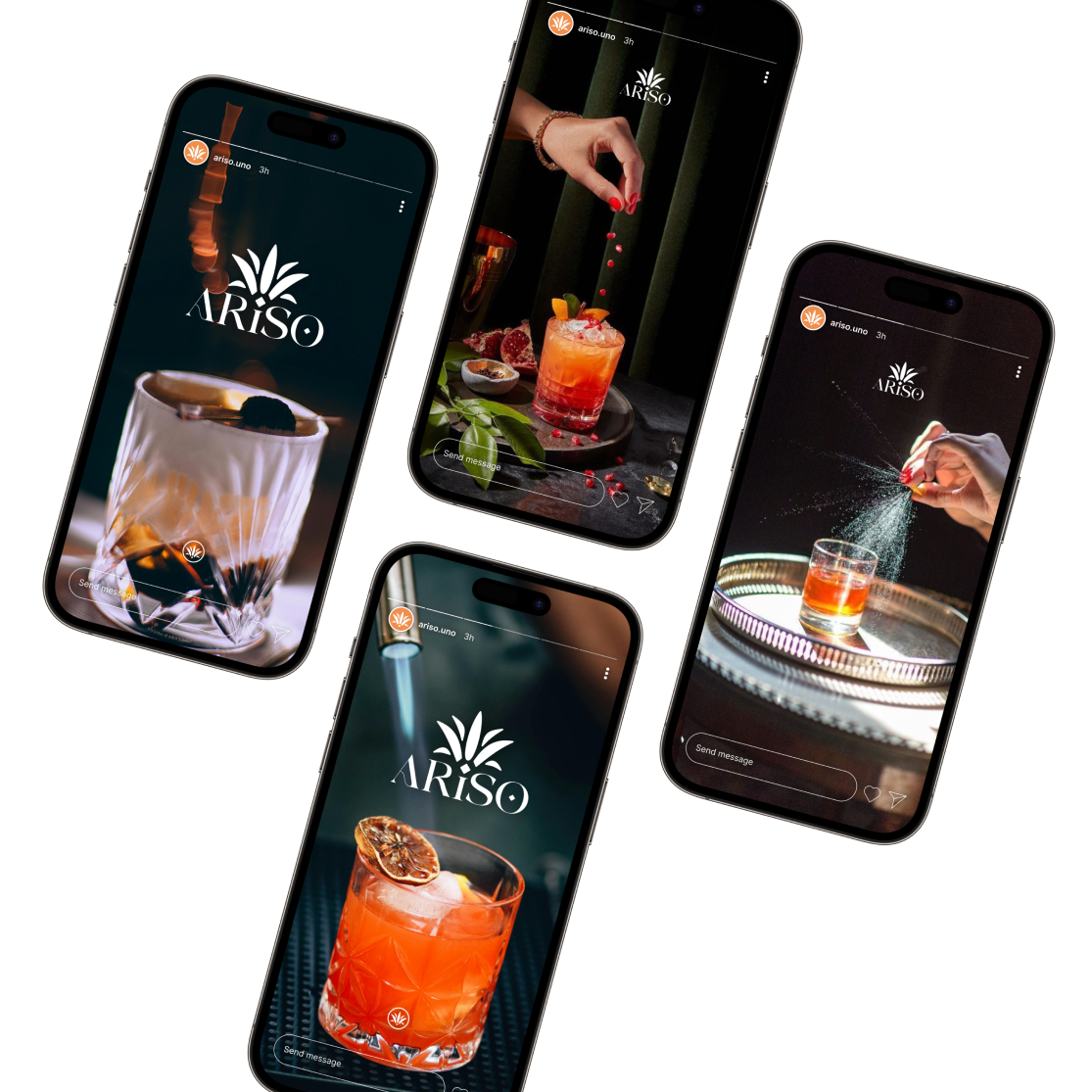 Ariso Restaurant – social media design by 1085 Studio