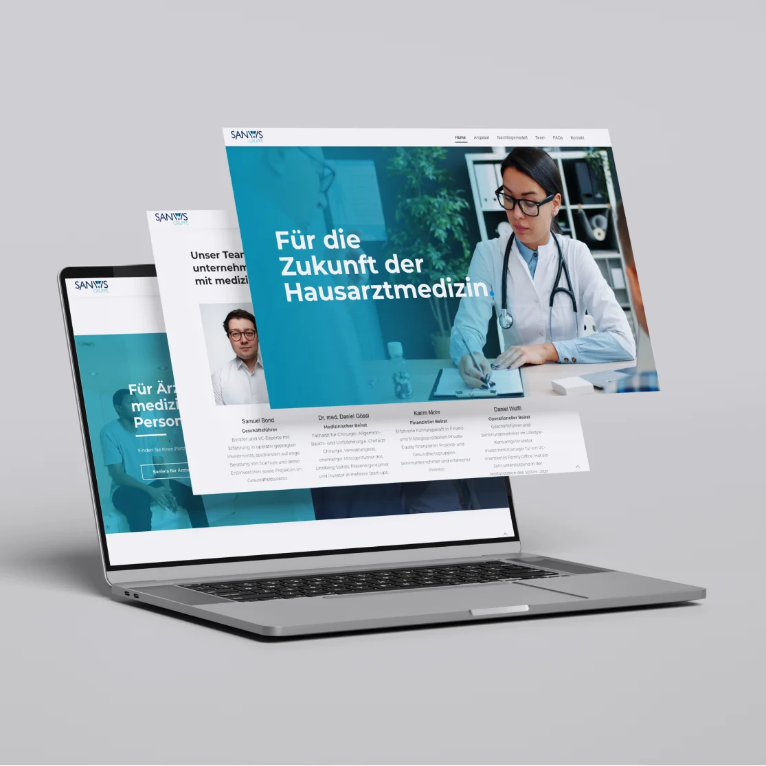 Sanivis – web development by 1085 Studio